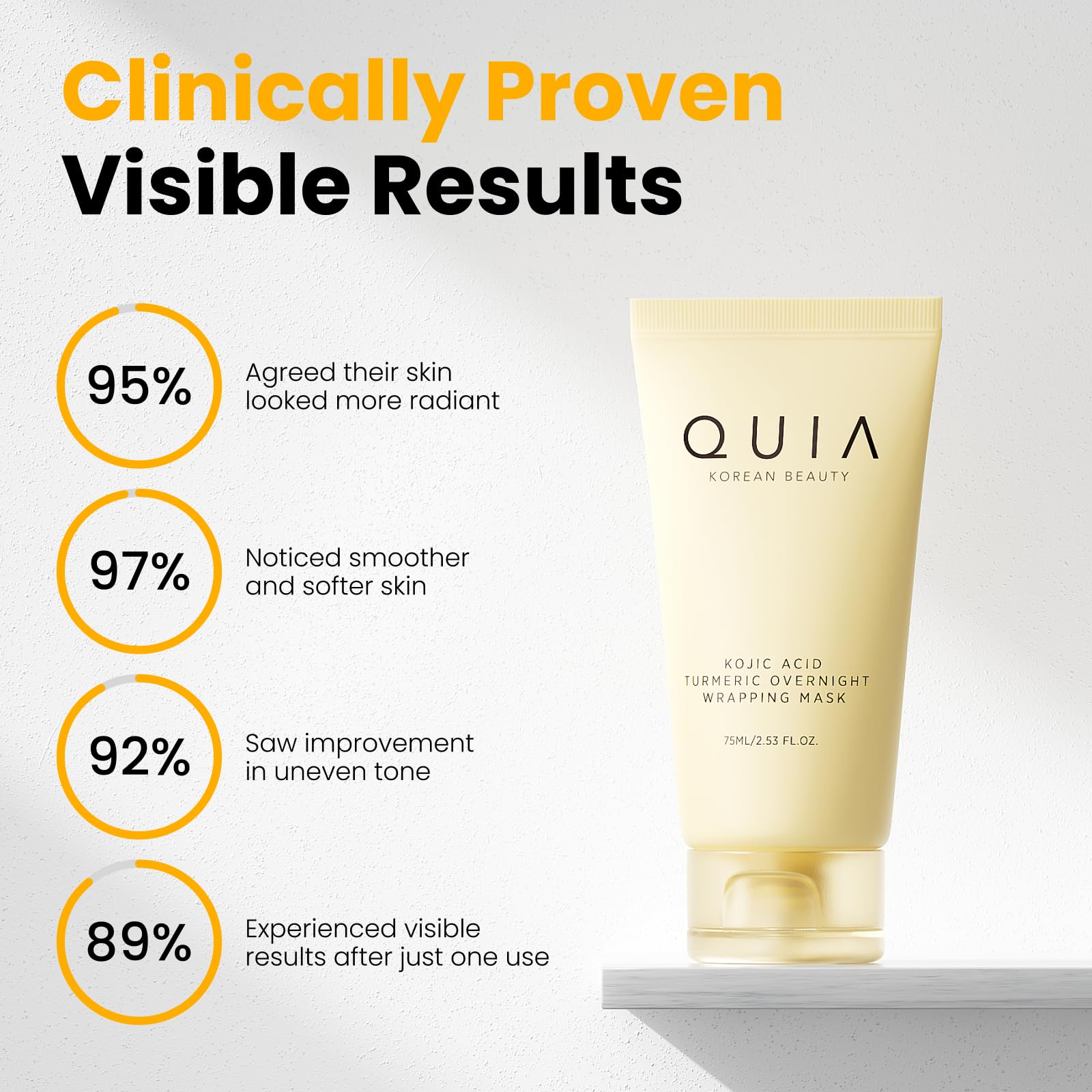 QUIA Collagen + Turmeric Overnight Wrapping Mask Duo – Firming - QUIA Beauty