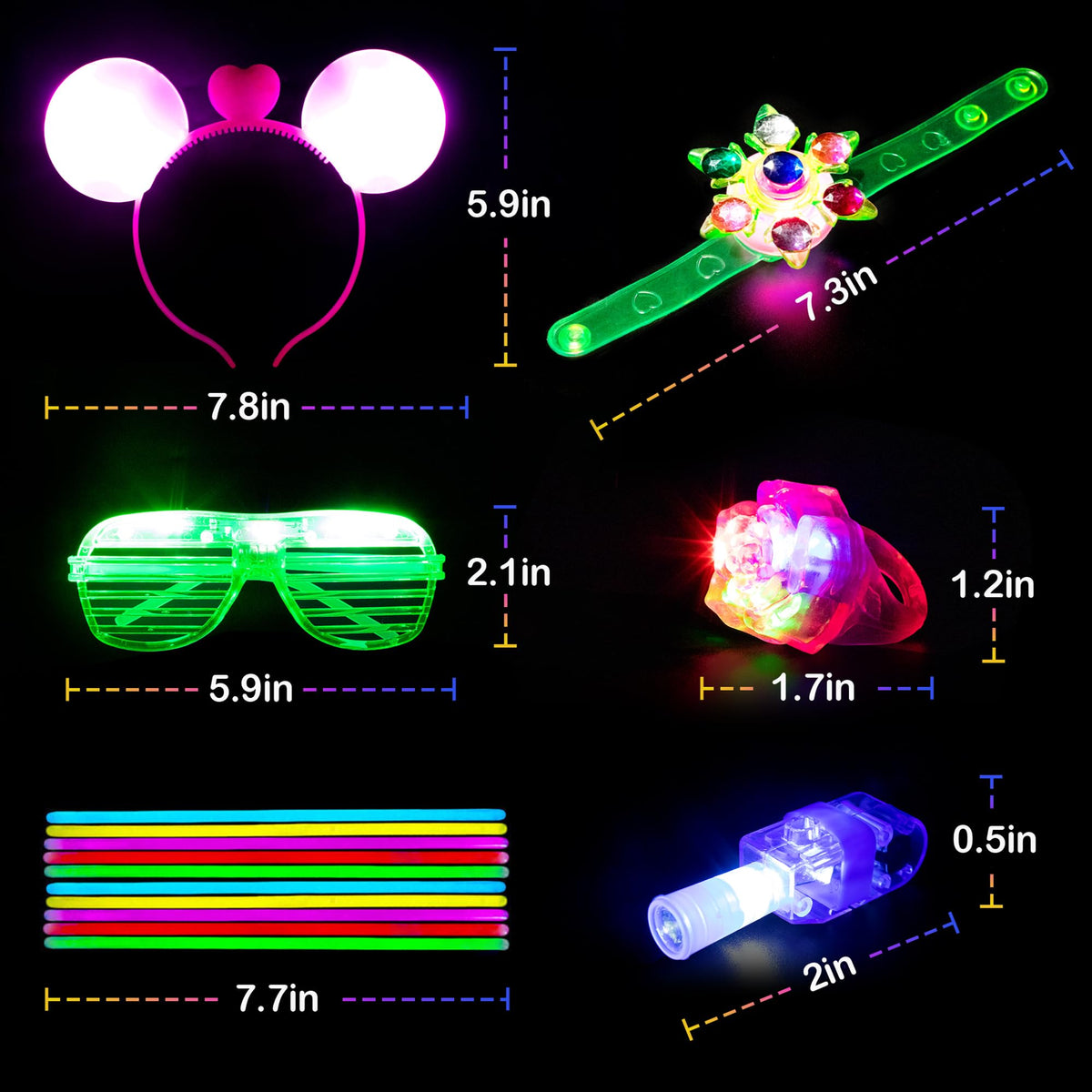 Mocoosy Glow in the Dark Party Supplies for Kids Halloween - Mocoosy Official Imagery - 4