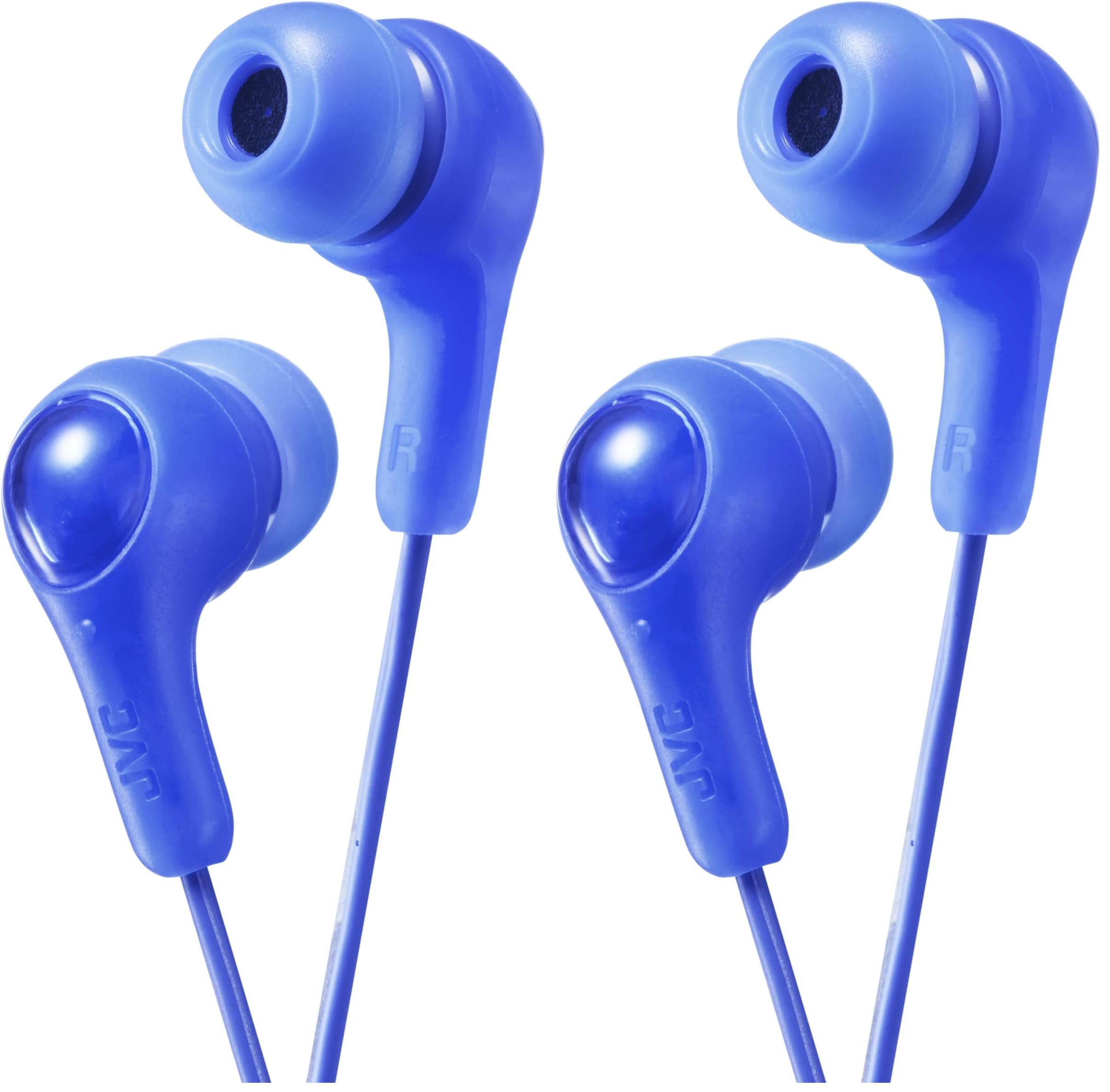 JVC Gumy in Ear Earbud Headphones, Powerful Sound, Comfortable an by JVC - Angle View 1