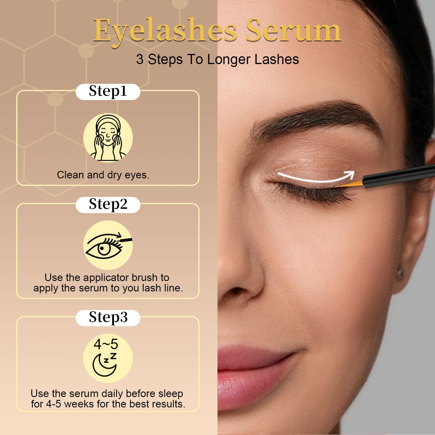 Lash Serum for Eyelash Growth Premium Lash Enhancing Serum - Tistees Official Imagery - 7