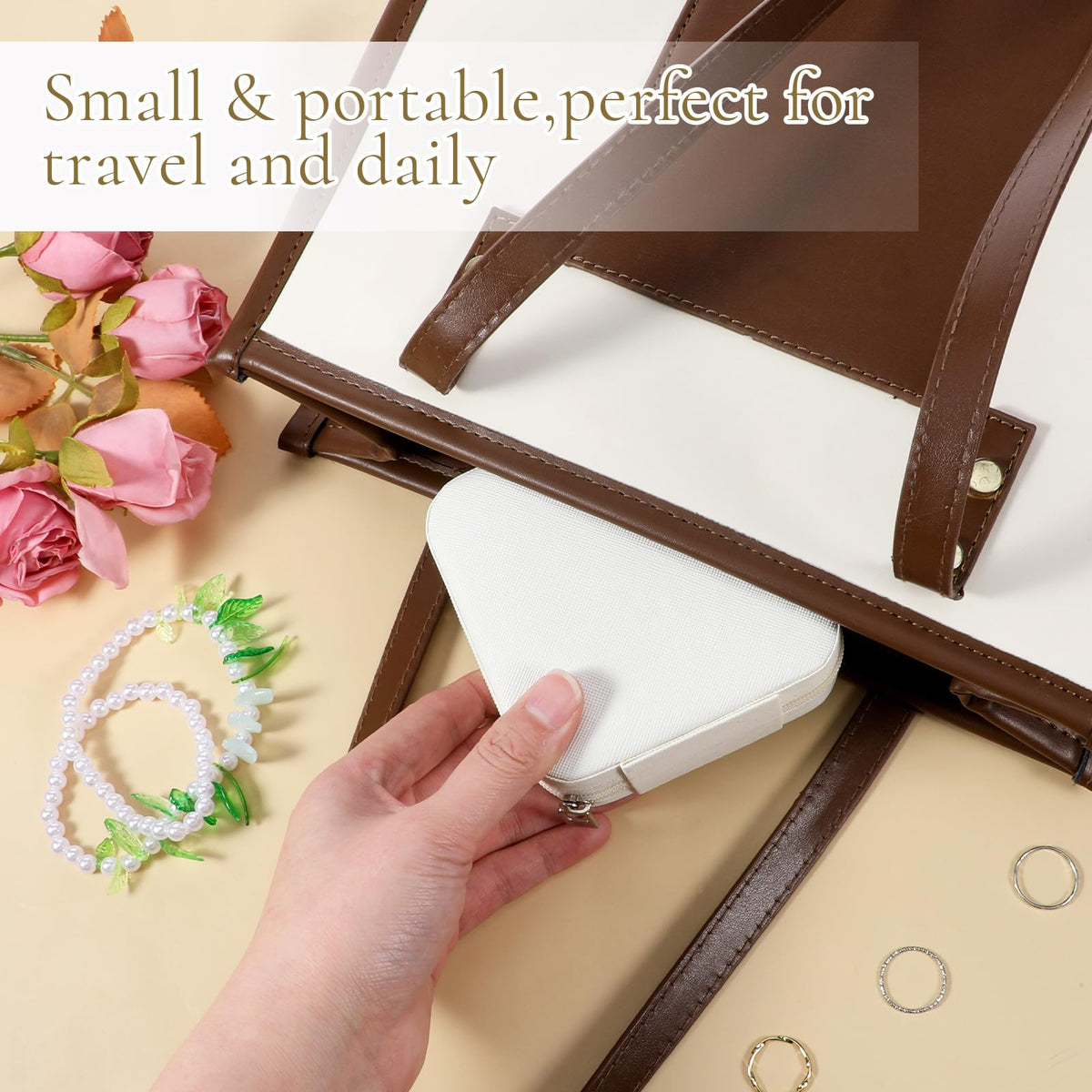 Prasacco 12 Pcs Travel Jewelry Case Bridesmaid Proposal Box - Prasacco Official Imagery - 6