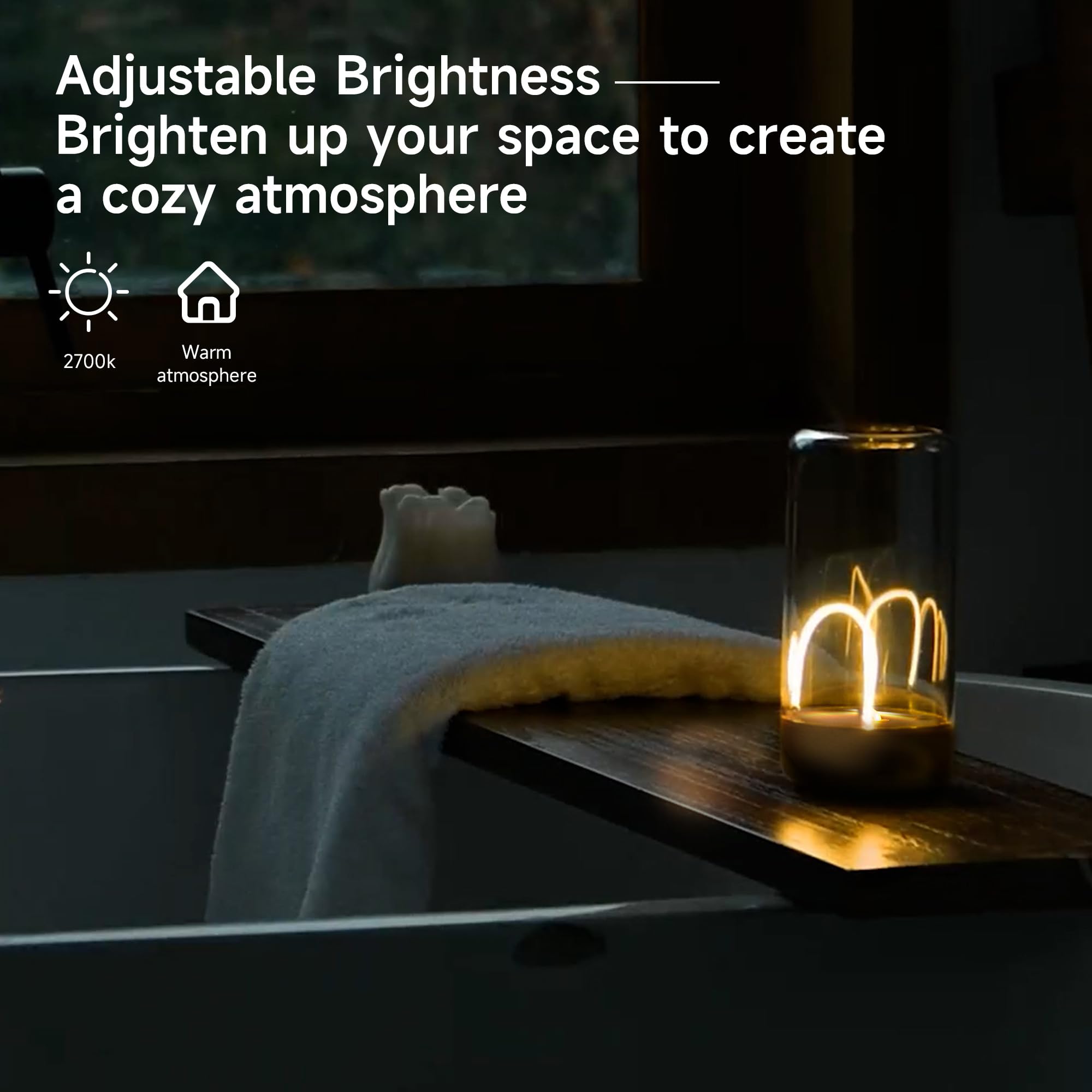 AUGE LIGHT Mini Minimalist Table Lamp, Cordless Lamp, Rechargeable Lam - View 3