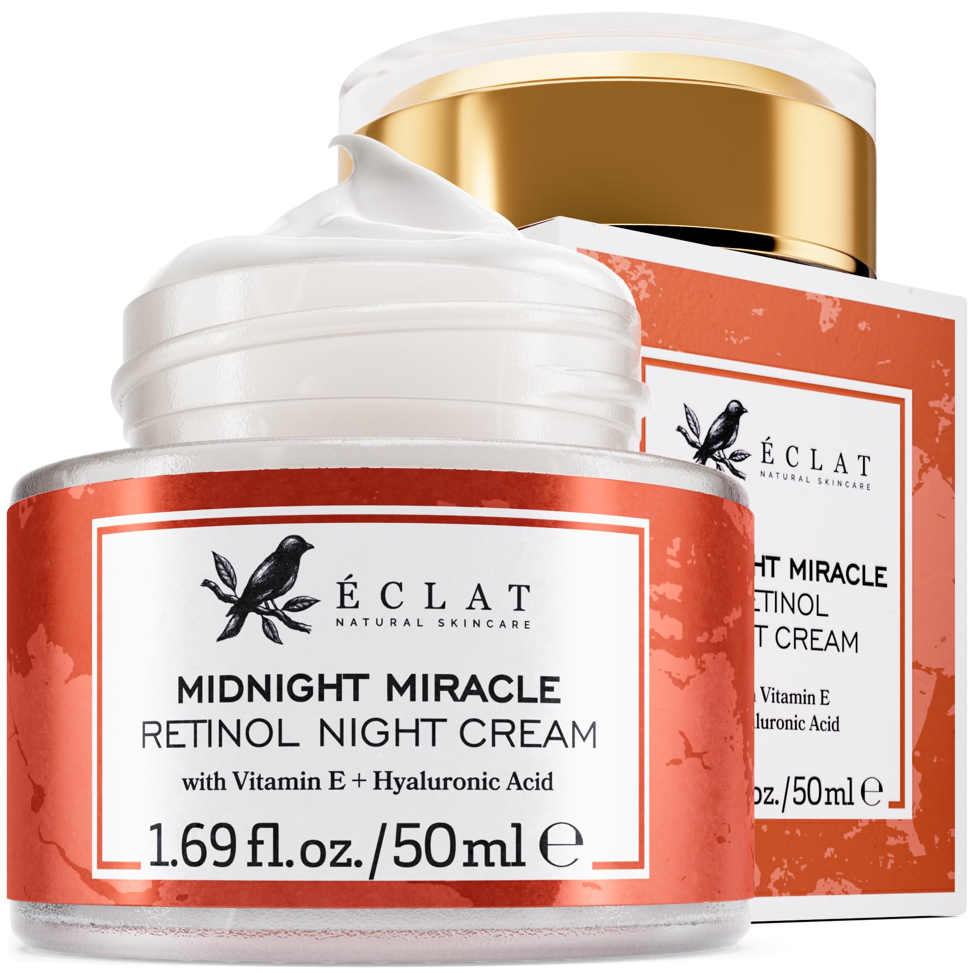 Eclat Skincare Retinol Night Cream – Renewing Retinol Cream for - Product Imagery