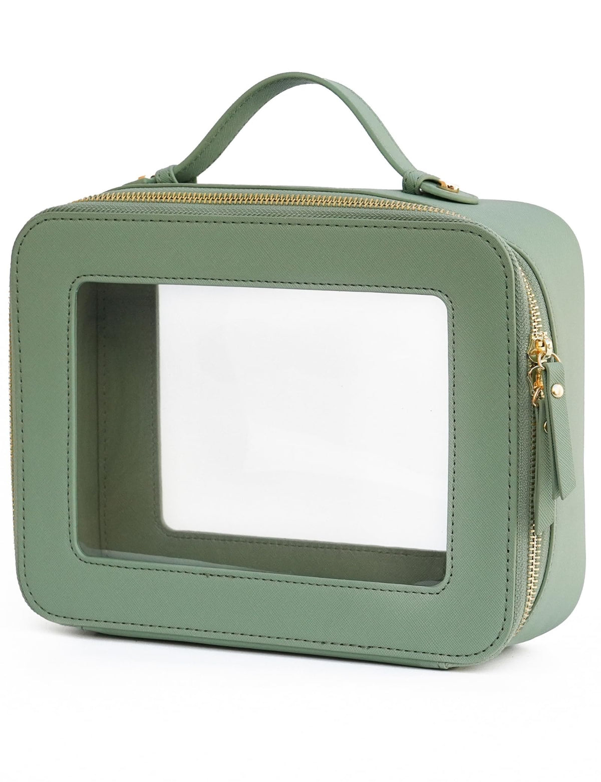 Clear Makeup Case Toiletry Bag Travel Medium Clear Cosmetic - Popvibe Official Imagery - 8
