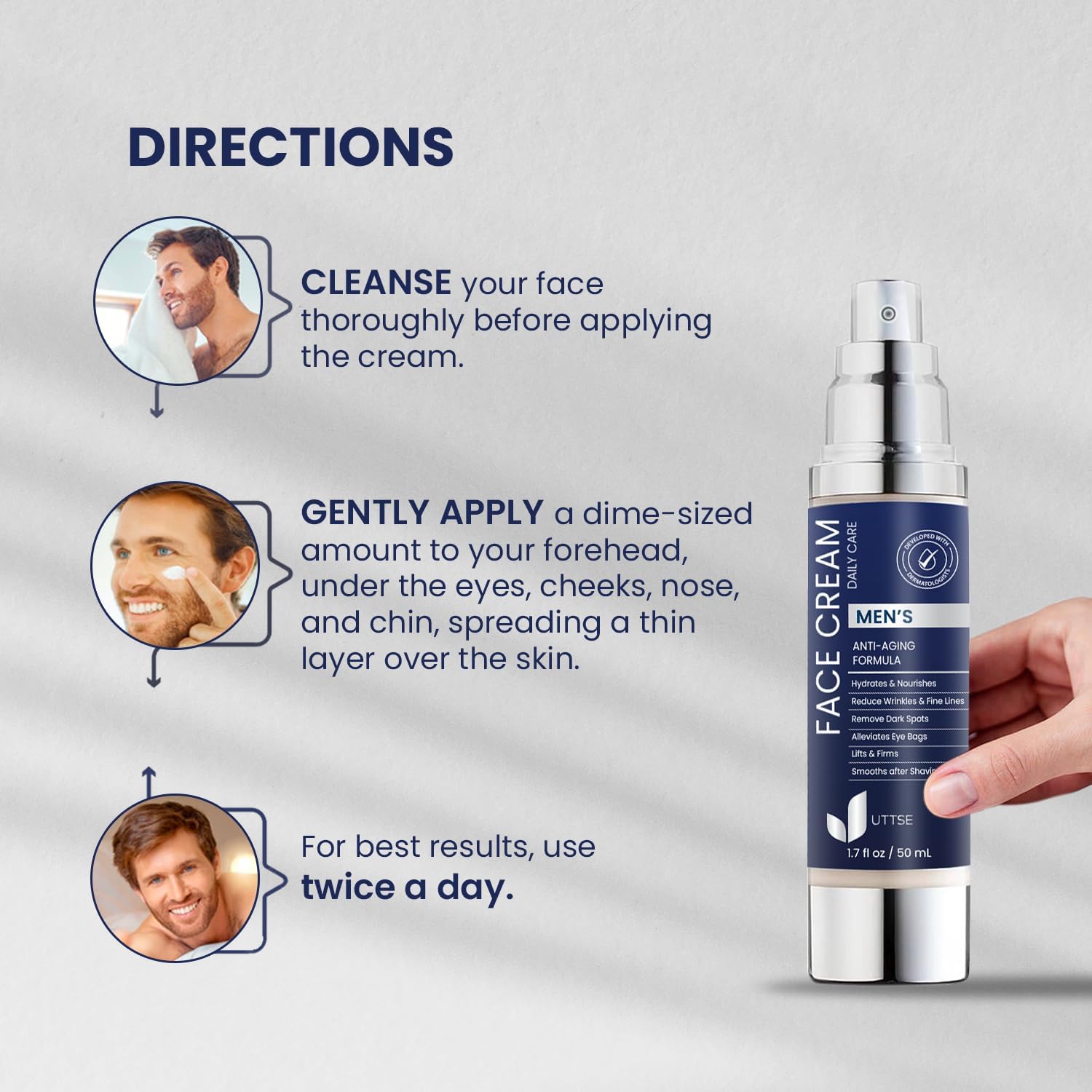 Uttse 6 - 1 Mens Face Moisturizer Face Cream Red - Uttse Official Product View 9
