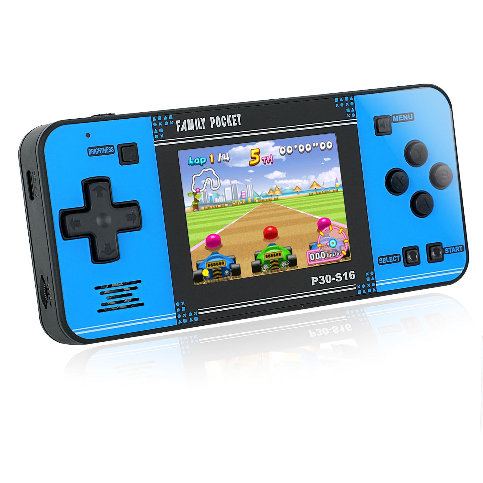 WELLST·G Handheld Game for Kids -Preloaded 220 Retro Video Games, by WELLST·G - Angle View 9