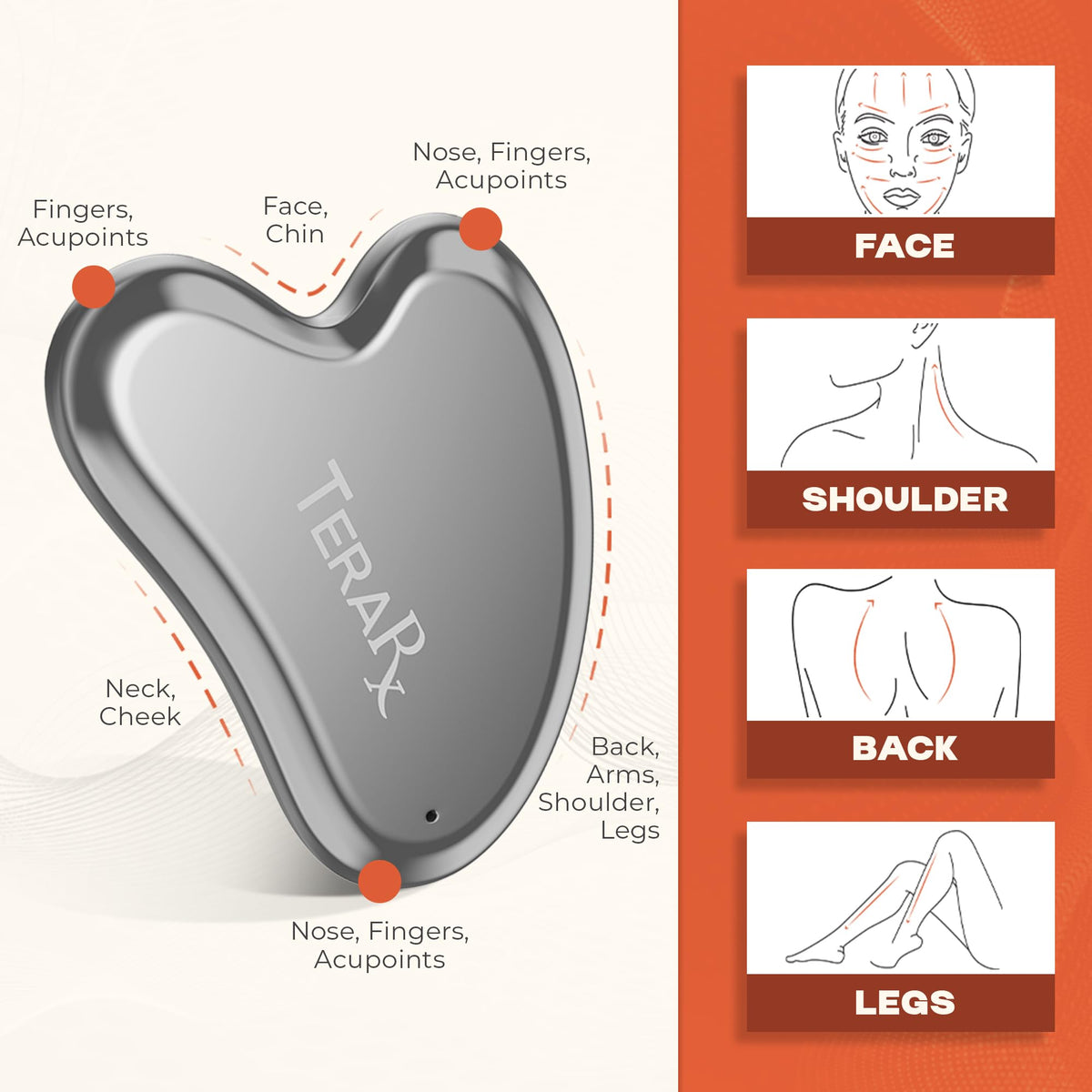 TeraRX Terahertz Gua Sha for Enhanced Lymphatic Drainage - TeraRX Official Imagery - 6