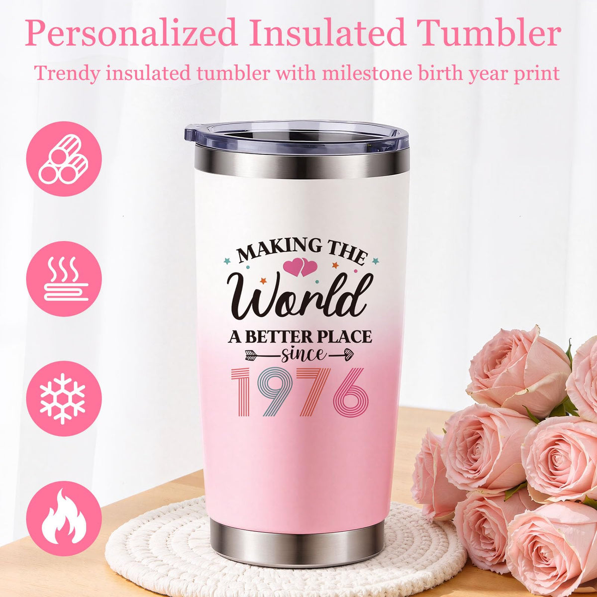 50th Birthday Gifts for Her Vintage 1976 Happy 50th Birthday - Giftota Official Imagery - 5