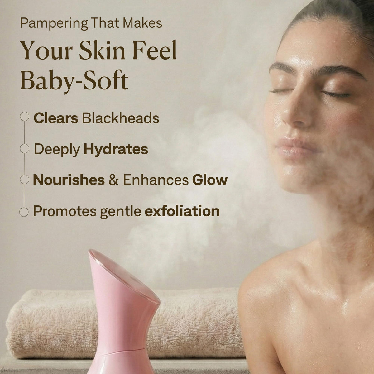 Facial Steamer Spa Kit with 17 Spa Tools for Complete At - VogueNow Official Imagery - 6