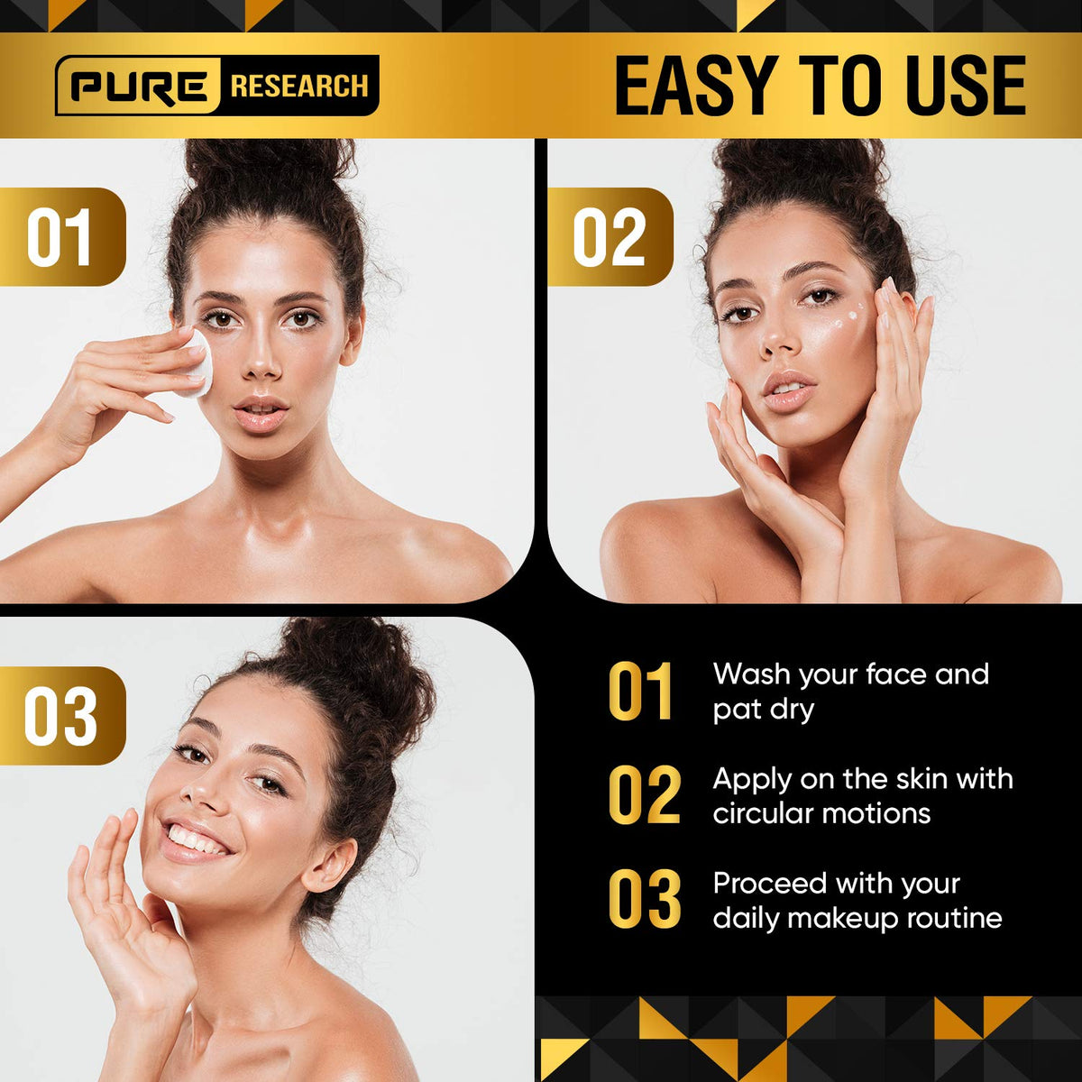 Retinol Face Cream Natural Anti Wrinkle Cream Anti Aging - PURE RESEARCH Official Imagery - 5