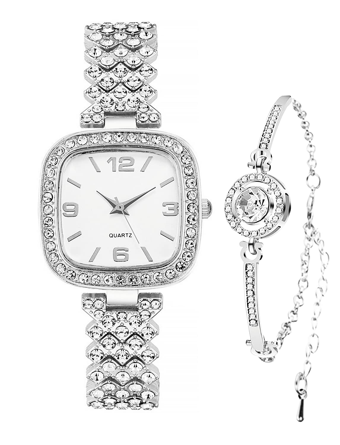 ADSBIAOYE Fashion Luxury Vintage Diamond Square Watch - ADSBIAOYE Official Imagery - 1