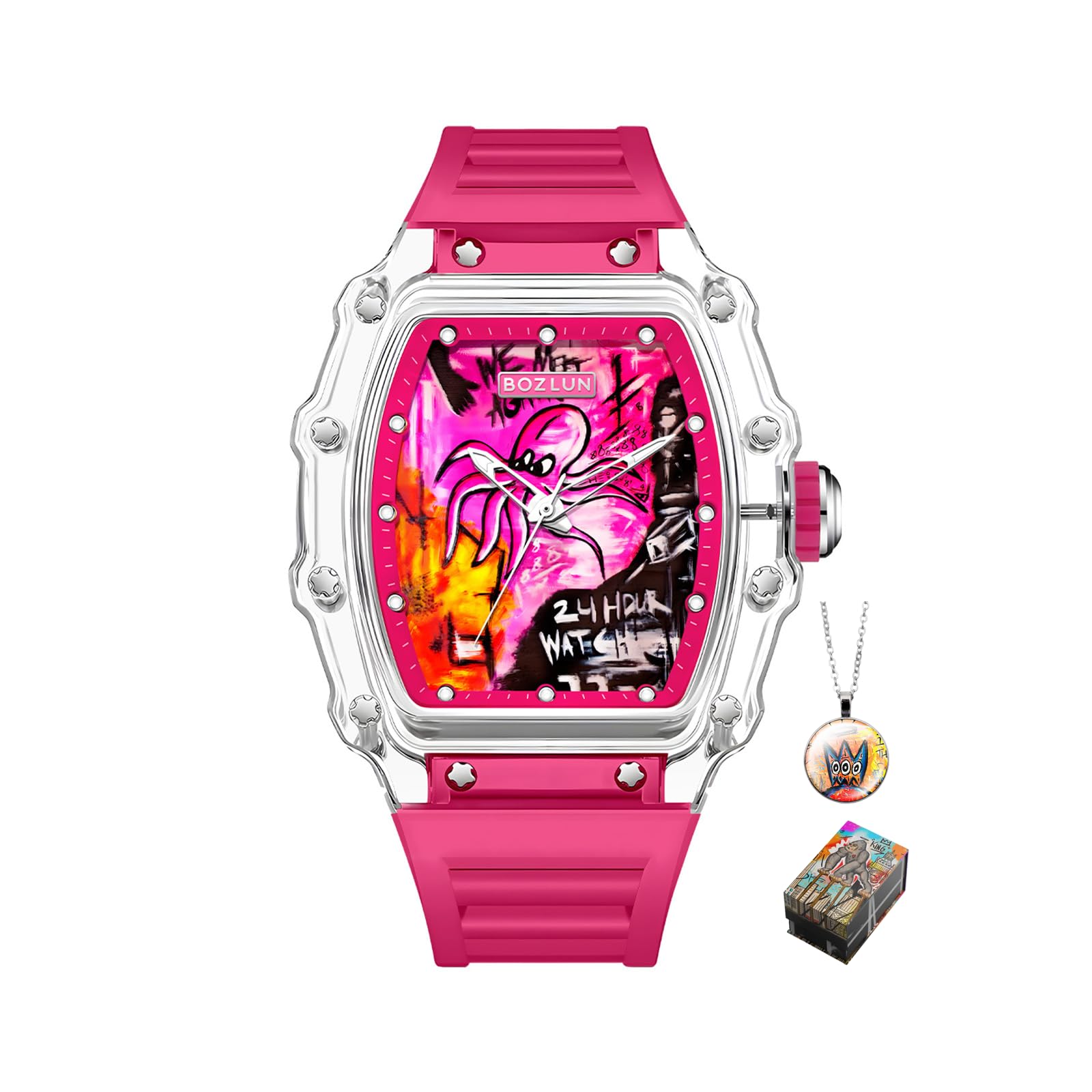 SKMEI Men's Sports Mechanical Watches with Waterproof Womens - Product Imagery