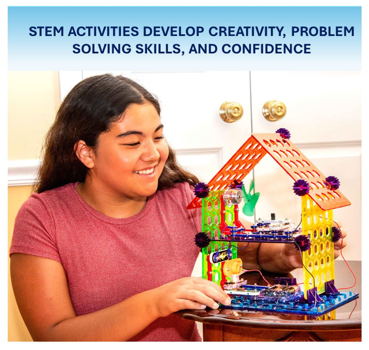 SNAP CIRCUITS My Home STEM Electronics Building Kit for Kids - Snap Circuits Official Imagery - 5
