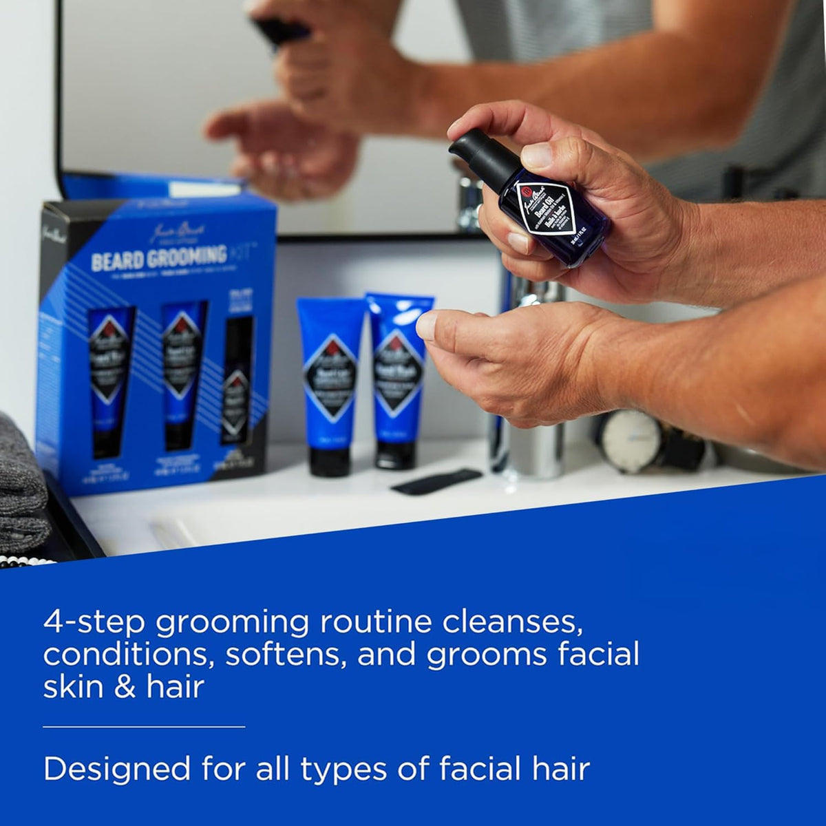 Jack Black Beard Grooming Kit - Premium Selection Official Imagery - 4