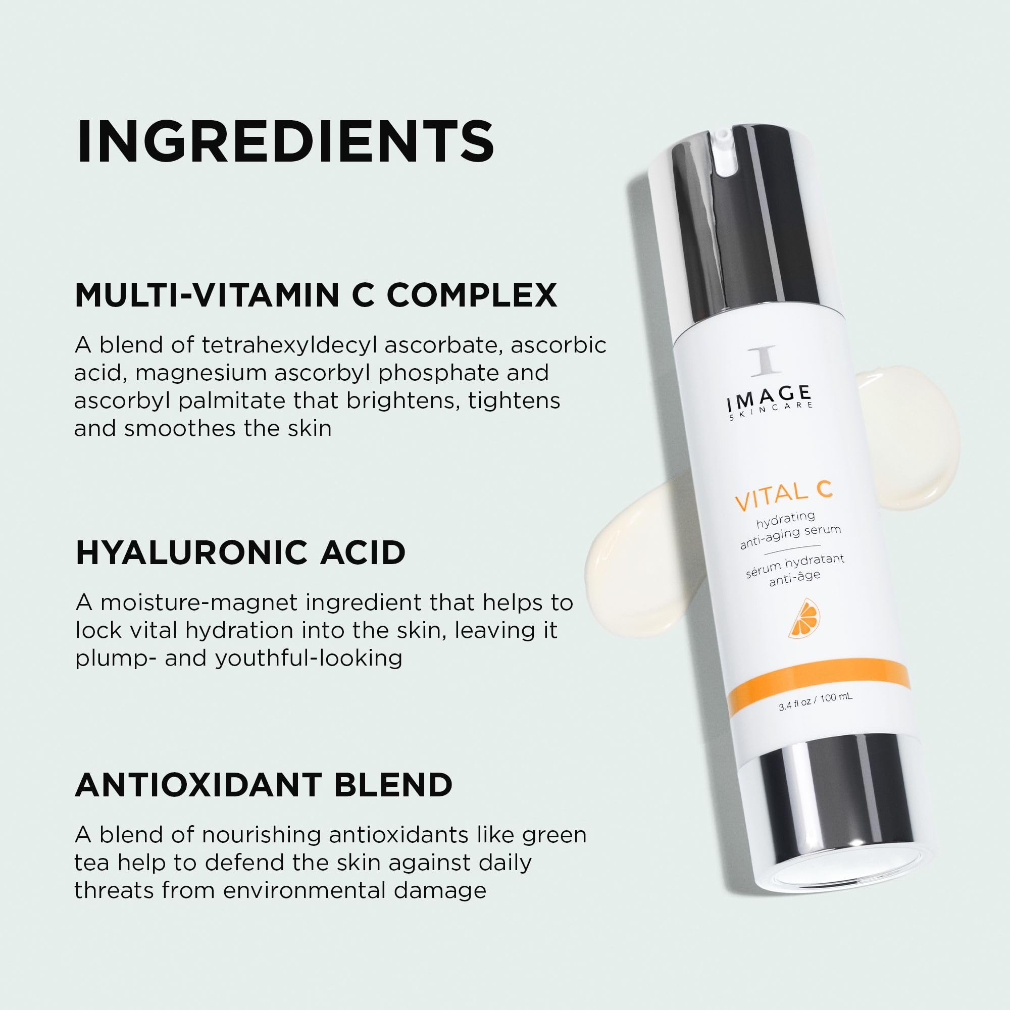 Elefair Tech IMAGE Skincare, VITAL C Hydrating Face Serum, with Vitamin C and - Elefair Tech Official Product View 4