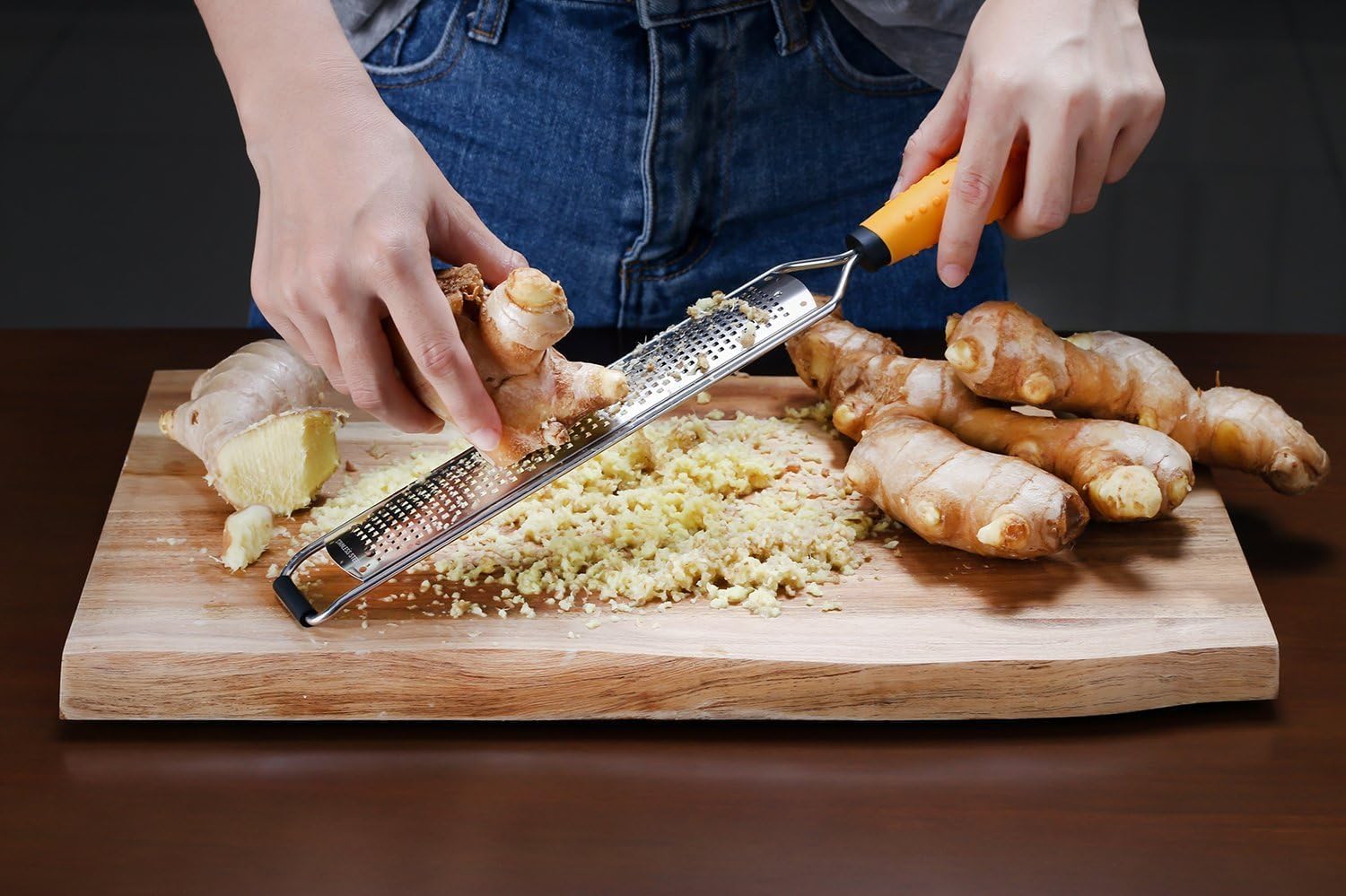 Deiss PRO Lemon Zester & Heavy Duty Grater - Parmesan, Garlic, Nu by Deiss - Angle View 7
