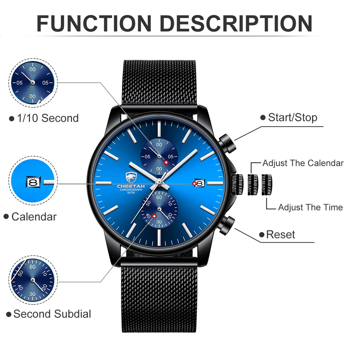 GOLDEN HOUR Mens Watch Fashion Sleek Minimalist Quartz - GOLDEN HOUR Official Imagery - 4