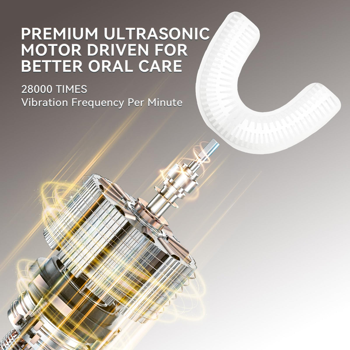 Ultrasonic Automatic Electric Toothbrush for Adults U Shaped - ELOTAME Official Imagery - 5