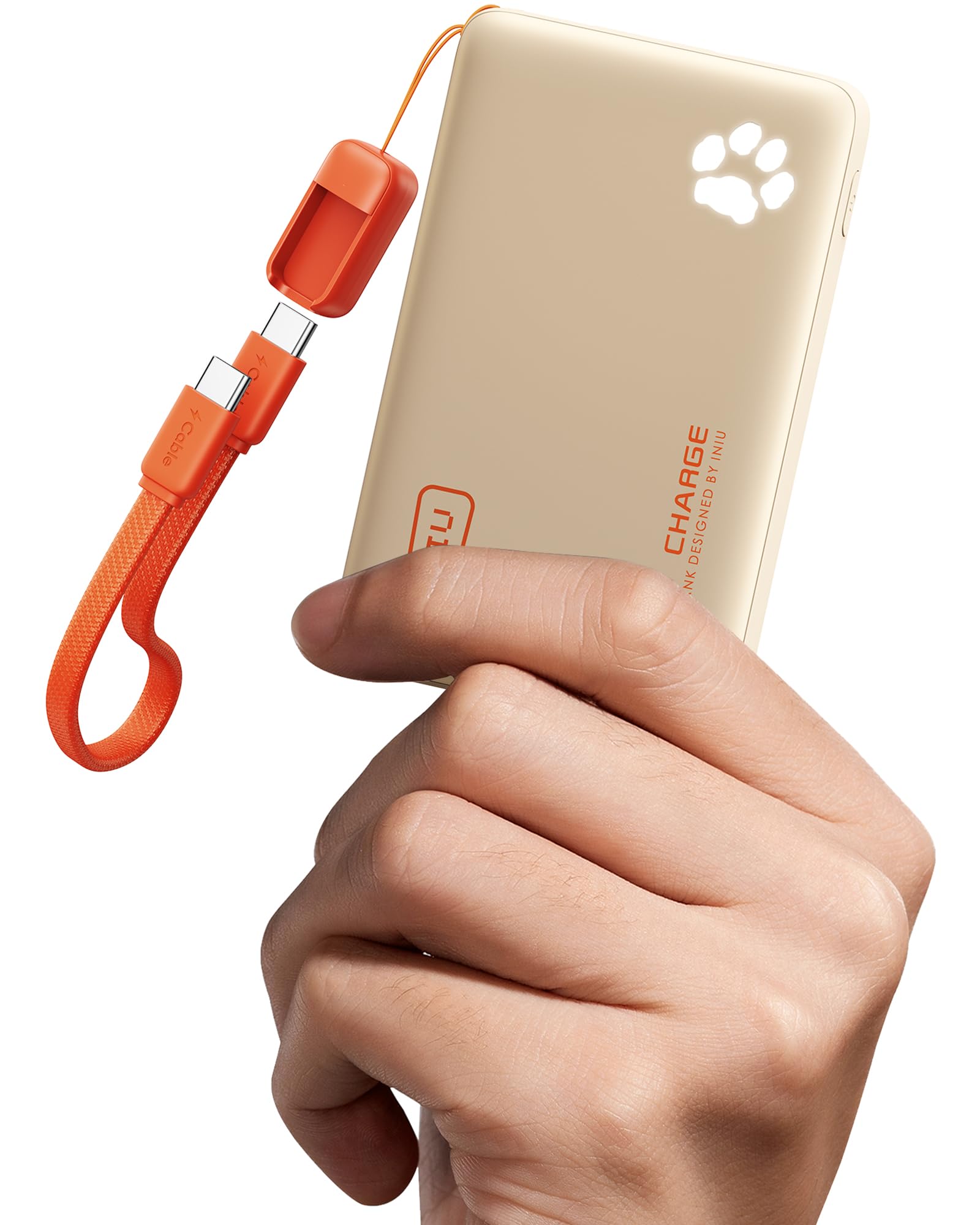 INIU 10000mAh 45W Fast Charging Portable Charger, Smaller Travel Power Bank - INIU Official Product View 9