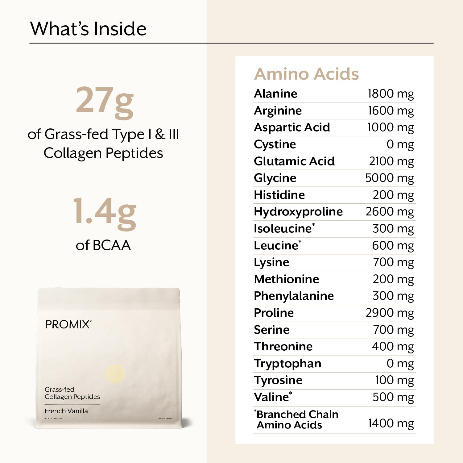 ProMix Nutrition Flavored Collagen Powder Vanilla - ProMix Nutrition Official Imagery - 4