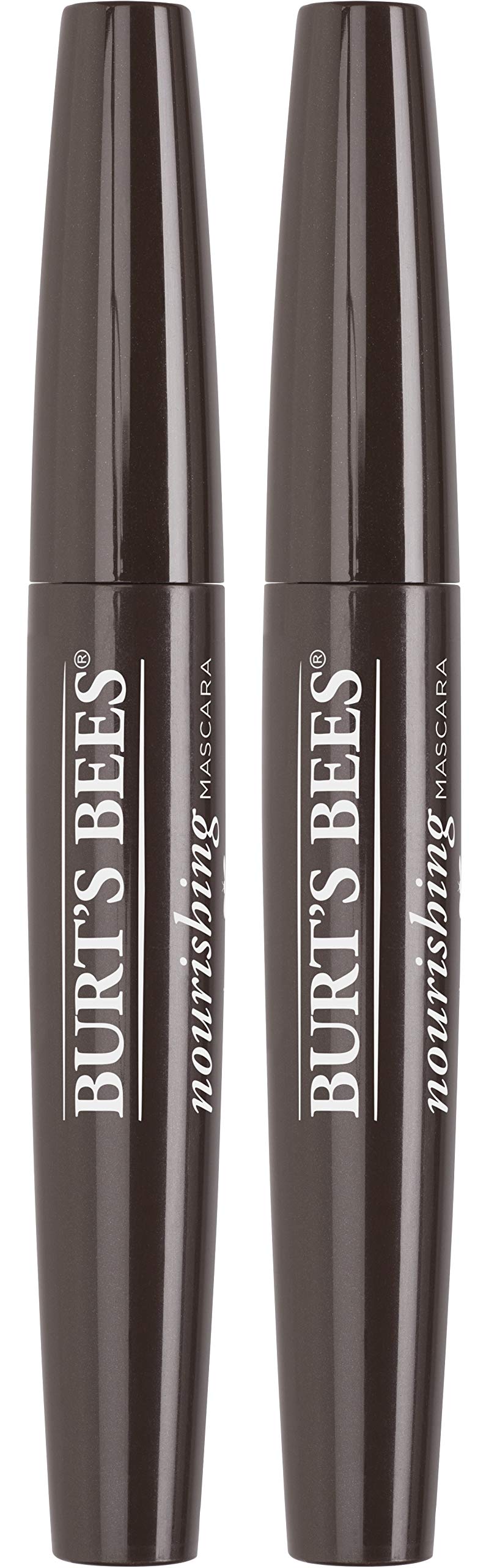 Burt's Bees 100% Natural Nourishing Mascara, Black Brown - 0.4 Ounce (Pack of 2)