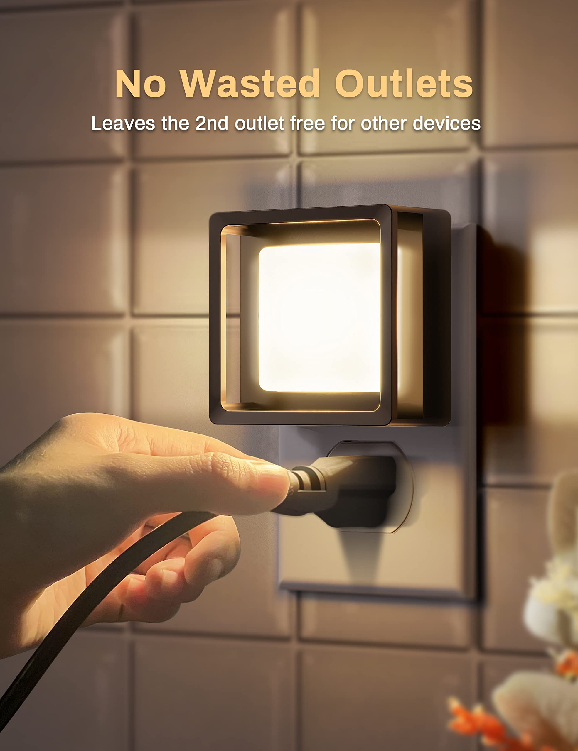 DORESshop LED Night Light,Night Lights Plug Into Wall  ,3000K - DORESshop Official Product View 4