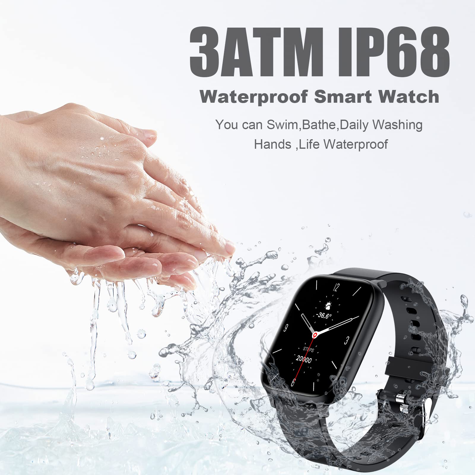 TORJALPH Smart Watch for Men Women Compatible with iPhone Samsung Andr - View 6