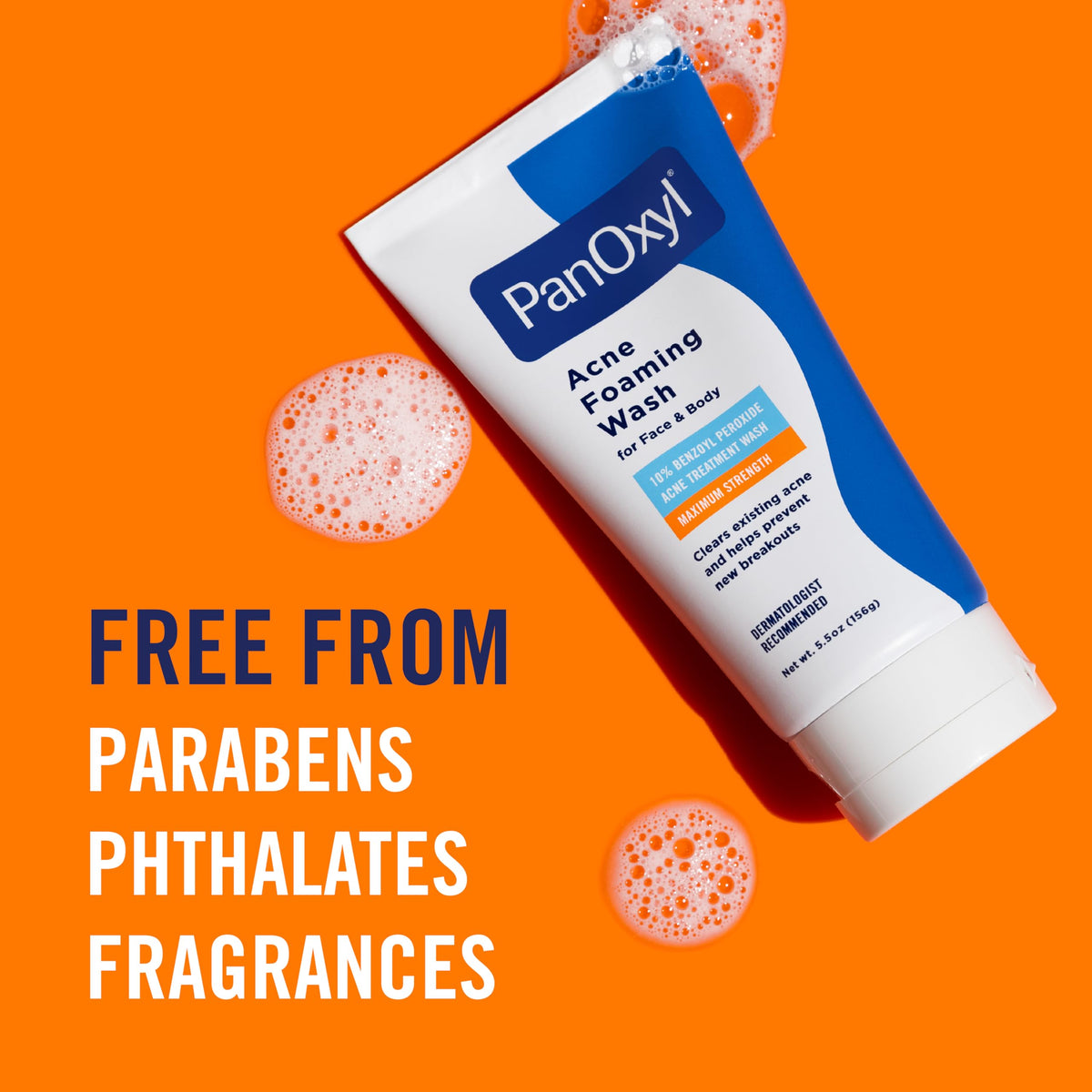 PanOxyl 10 Benzoyl Peroxide Acne Foaming Wash Maximum - PanOxyl Official Imagery - 7