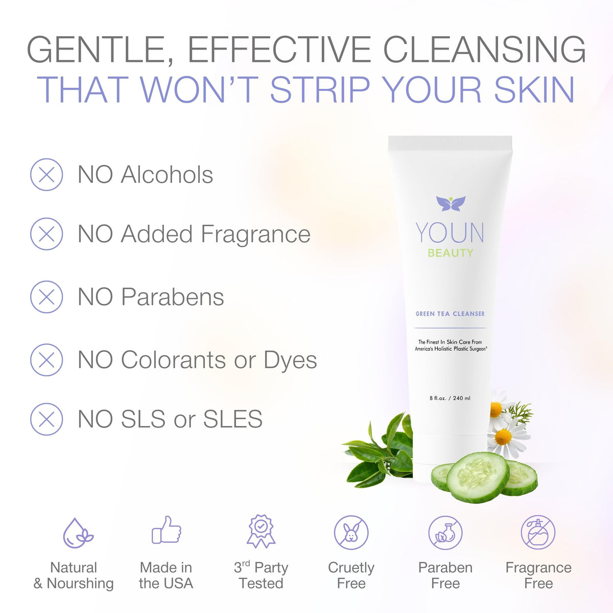 YOUN Beauty Green Tea Face Cleanser by Dr Anthony Youn - YOUN Beauty Official Imagery - 4