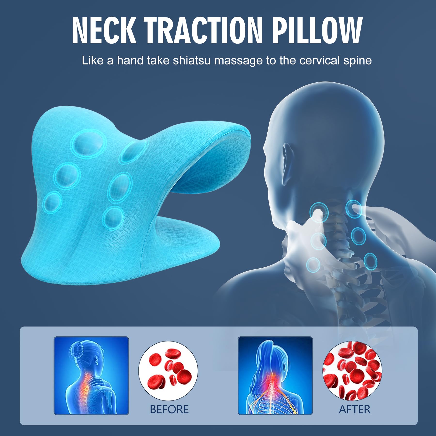 ComfortLife Neck Stretcher for Pain Relief, Neck and Shoulder Relaxer - View 7