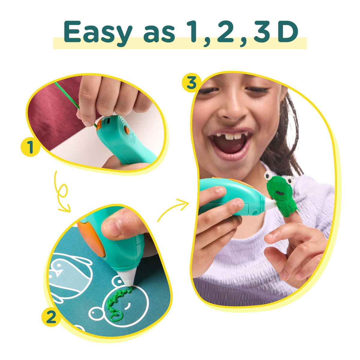 3Doodler Start Essentials 3D Pen Set for Kids Easy to Use - Premium Selection Official Imagery - 3