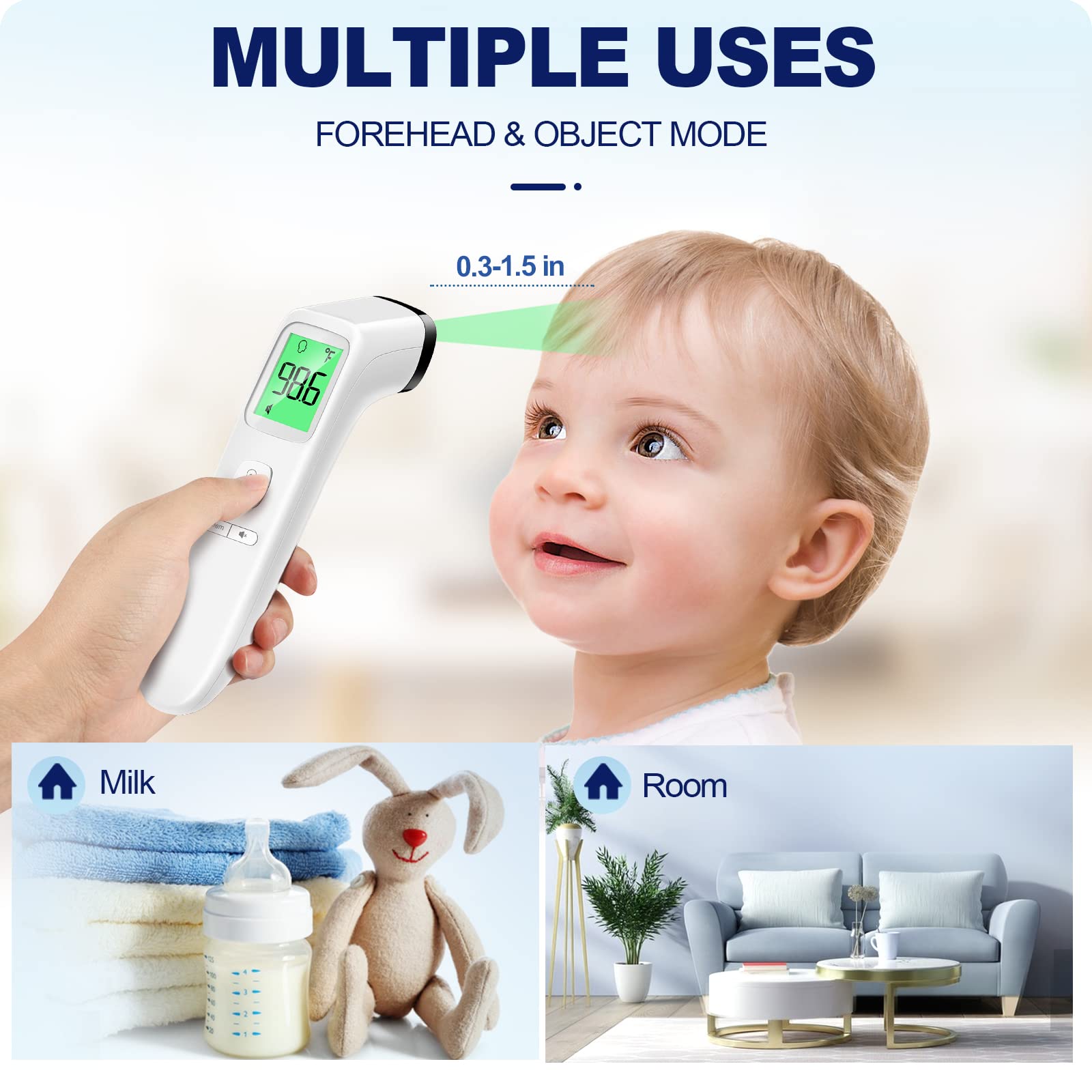GoodBaby No-Touch Thermometer for Adults and Kids, Accurate Digital Ba - View 4