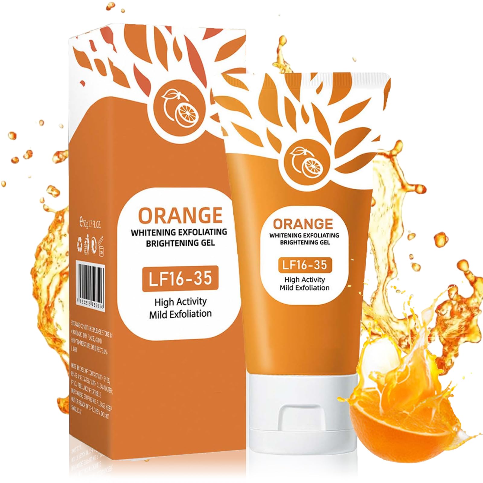 RnemiTe-amo Orange Enzymes Exfoliating Gel for Face & Body, Orange Exfoliating - RnemiTe-amo Official Product View 8