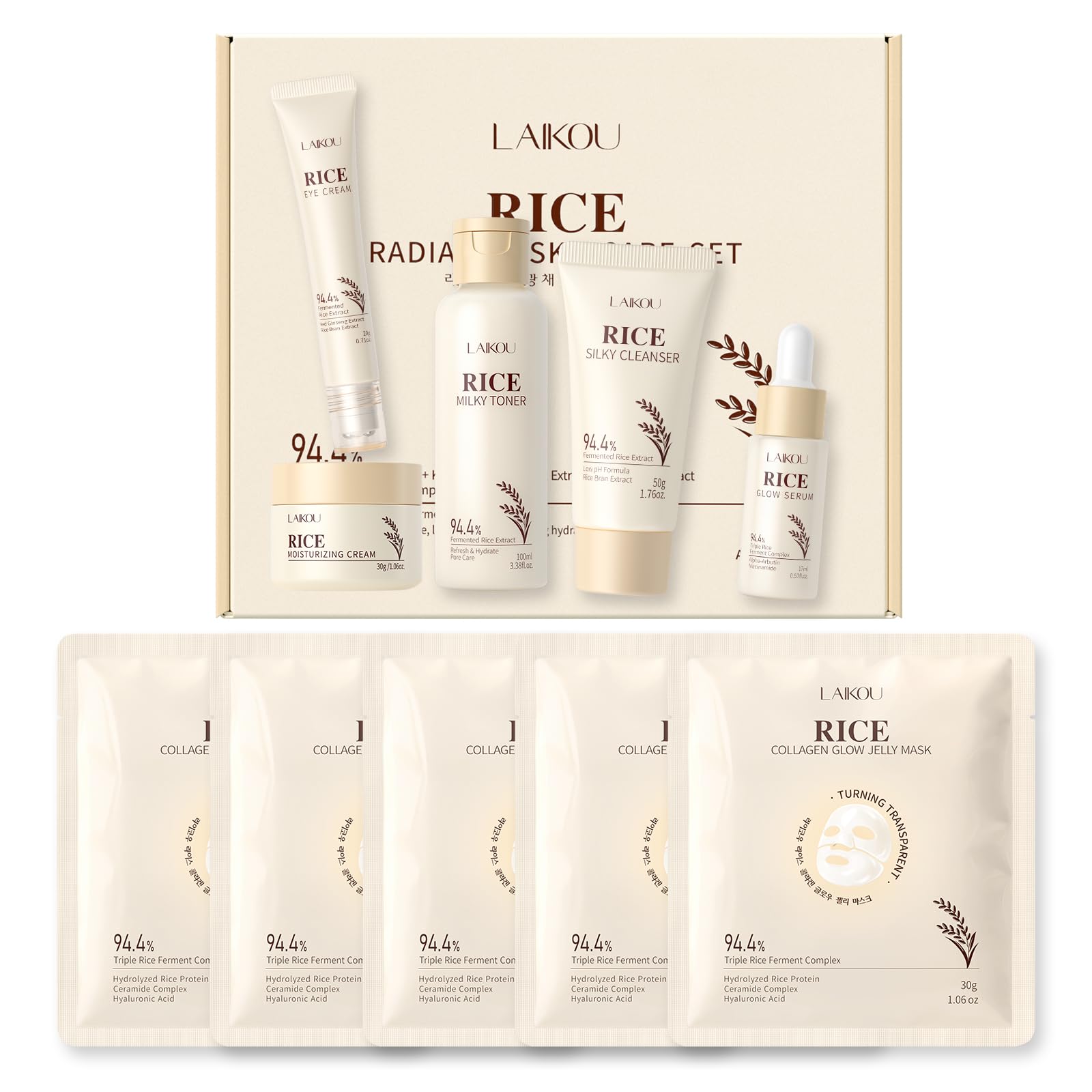 LAIKOU Skin Care Set, Korean Skin Care - LAIKOU