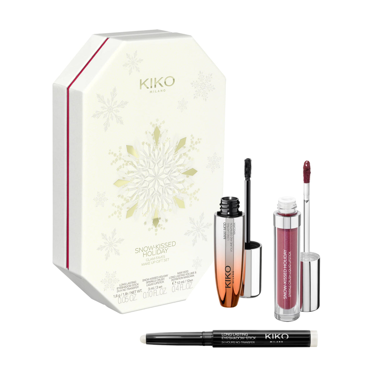 KIKO Milano Snow Kissed Holiday Glam Faves Make Up Gift Set - Kiko Milano Official Imagery - 2