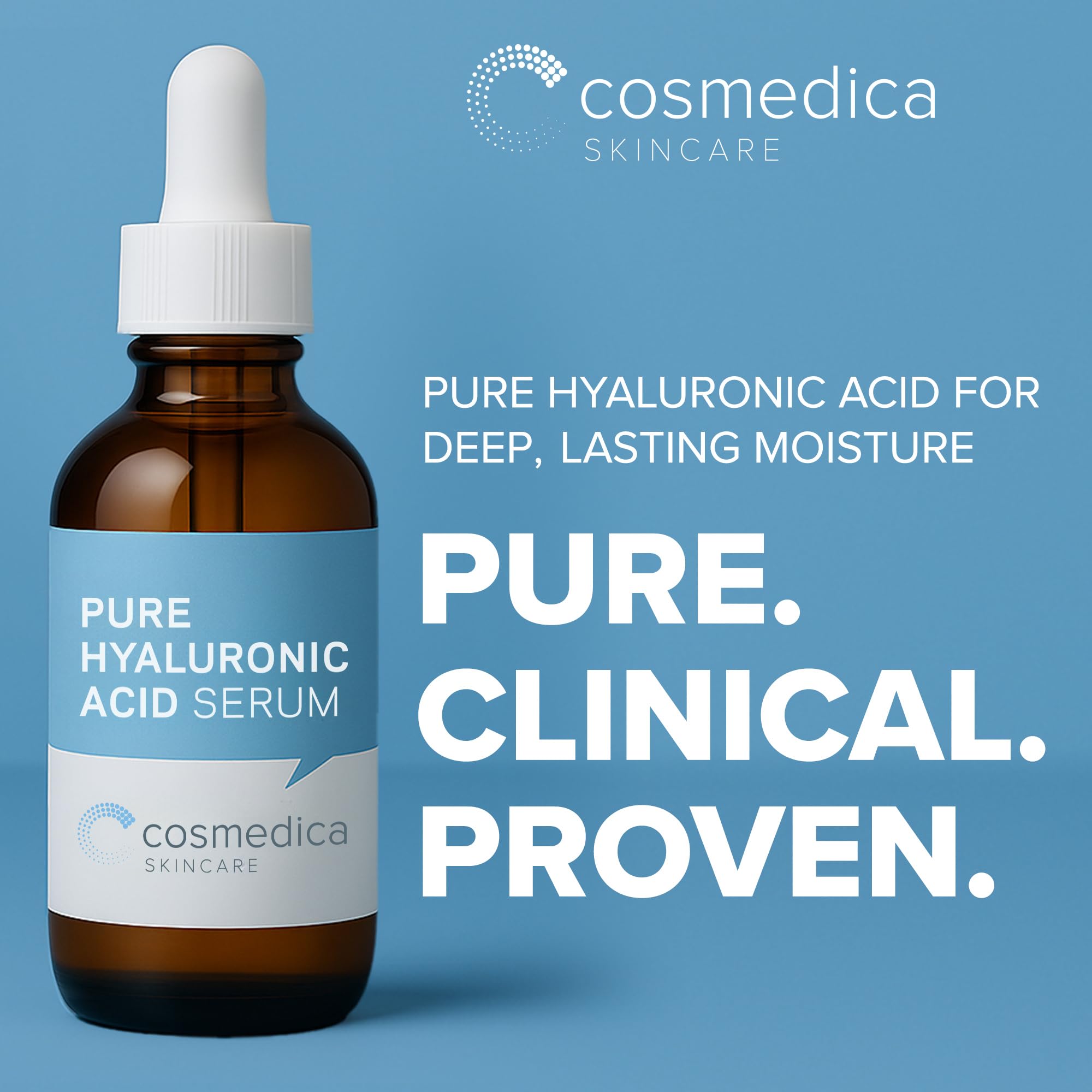 Cosmedica Skincare Hyaluronic Acid Serum for Skin 100% Pure Anti Aging Intense - Cosmedica Skincare Official Product View 3