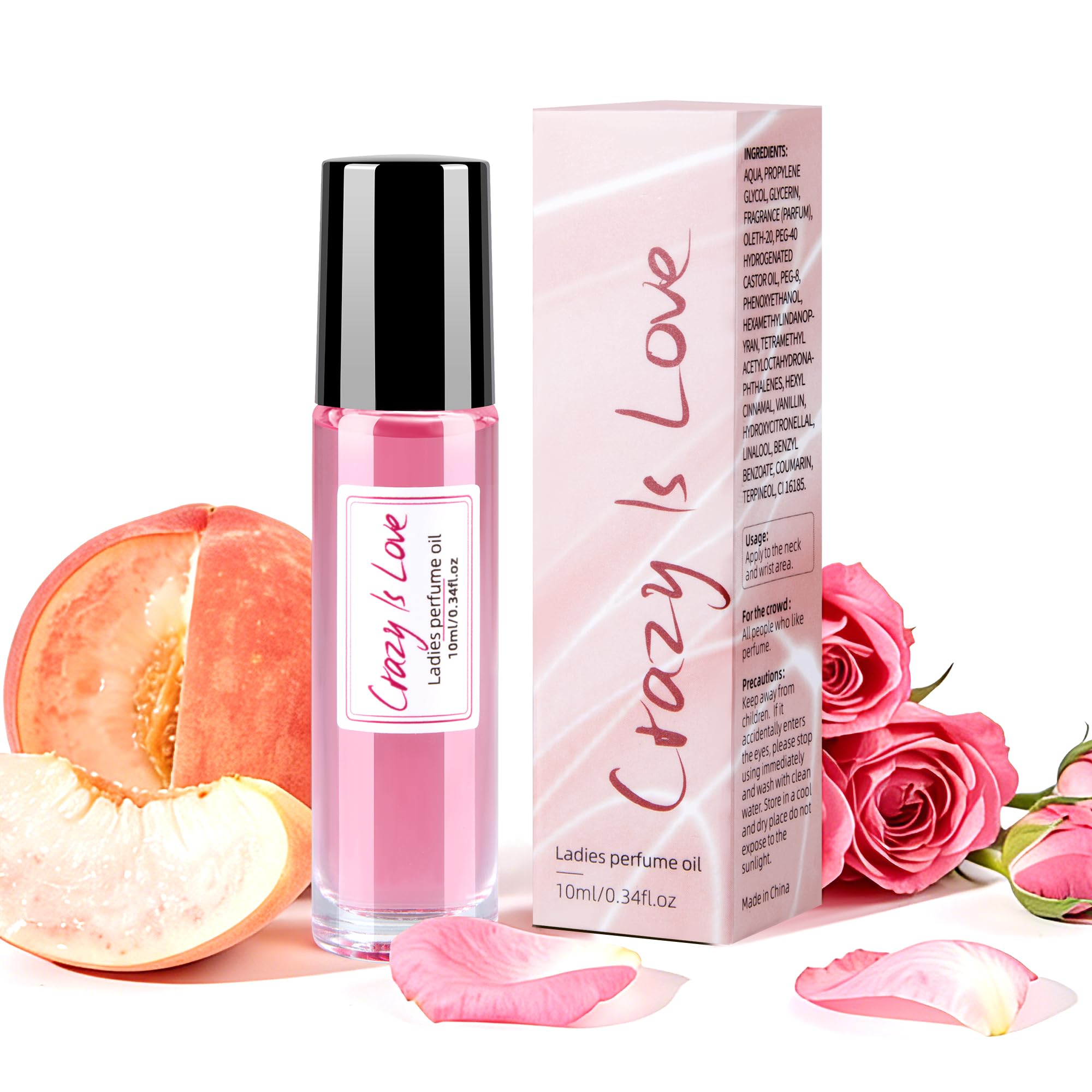Pheromones Perfumes for Women, Roll On Perfume Oil Long Lasting, - Product Imagery