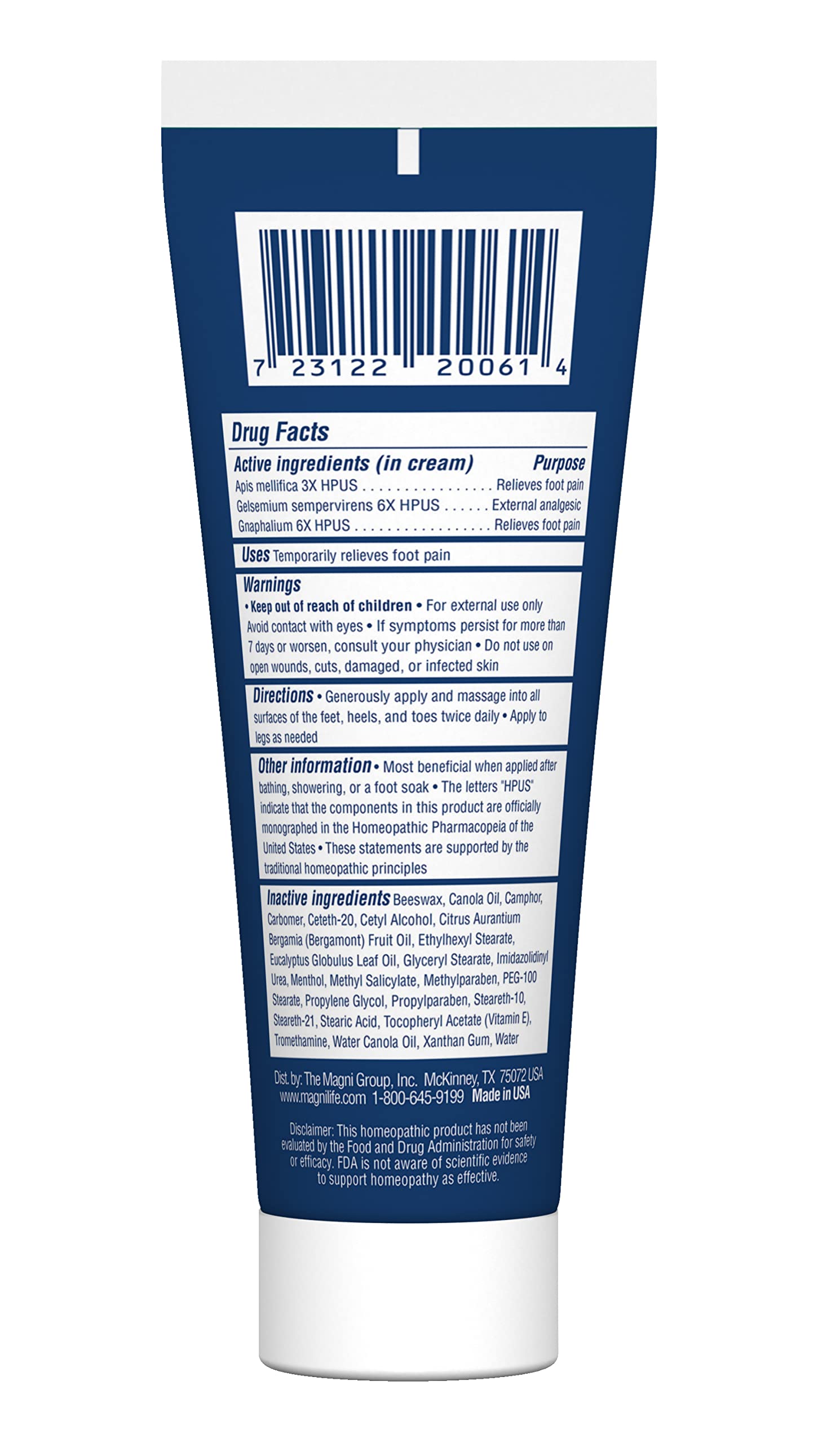 MagniLife Pain Relieving Foot Cream 8 oz – Soothing Relief