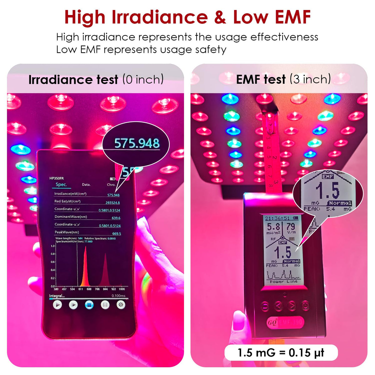 Red Light Therapy Panel 300W 60pcs Dual Chip 4 Bands LED - bioredrlt Official Imagery - 5