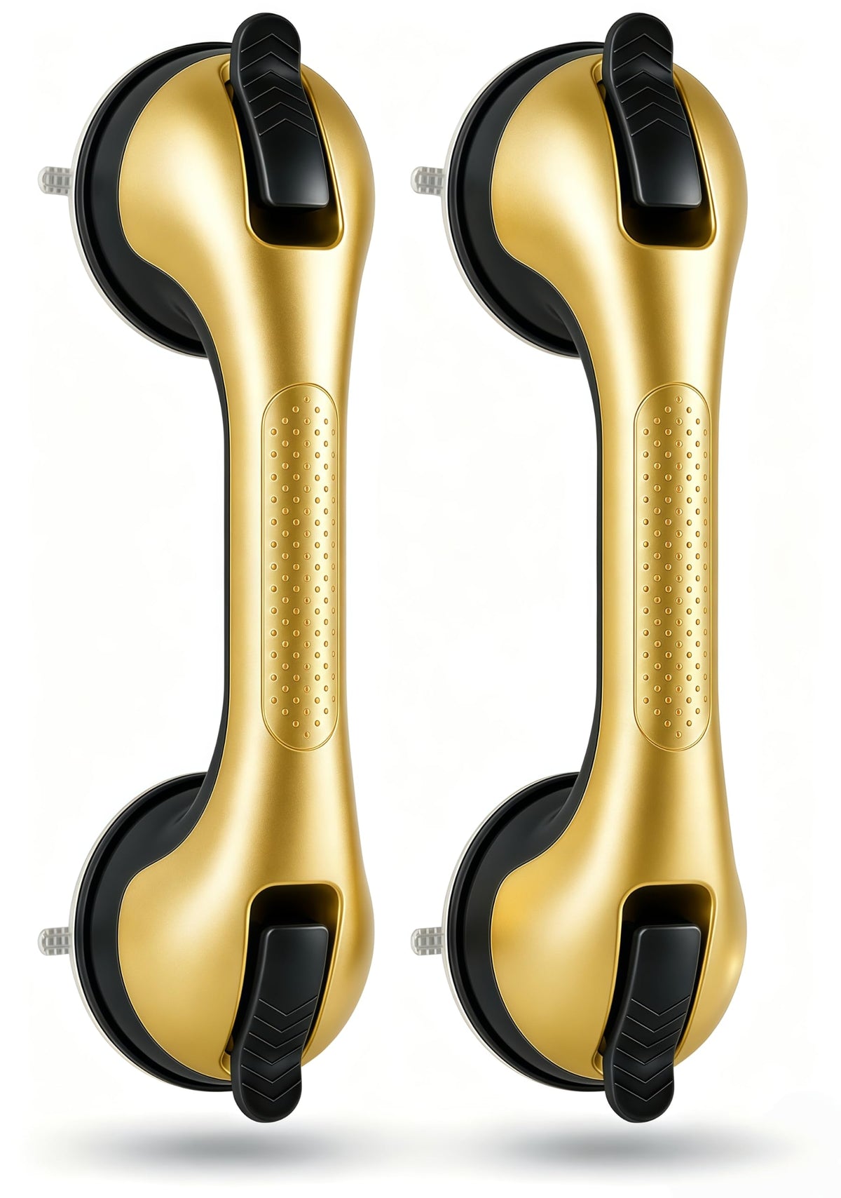 Gold Grab Bars for Bathtubs and Showers 2 Pack Suction Grab - CIVJET Official Imagery - 1