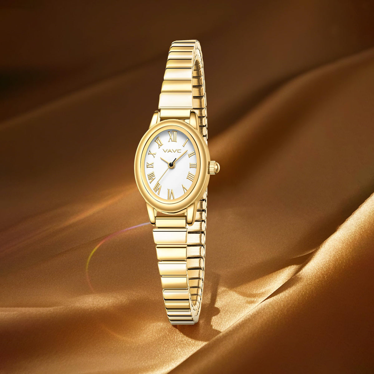 Small Gold Watches for Women Analog Womens Watch with - VAVC Official Imagery - 6