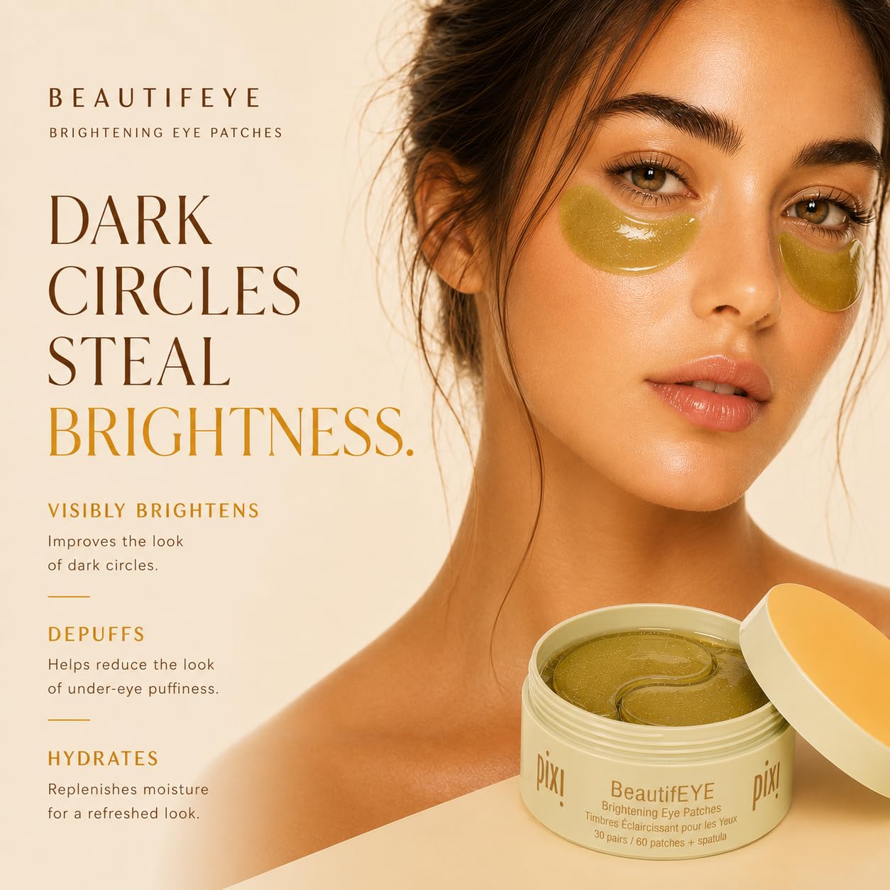 Pixi BeautifEYE Hydrogel Under Eye Patches - Pixi Official Product Imagery - 4