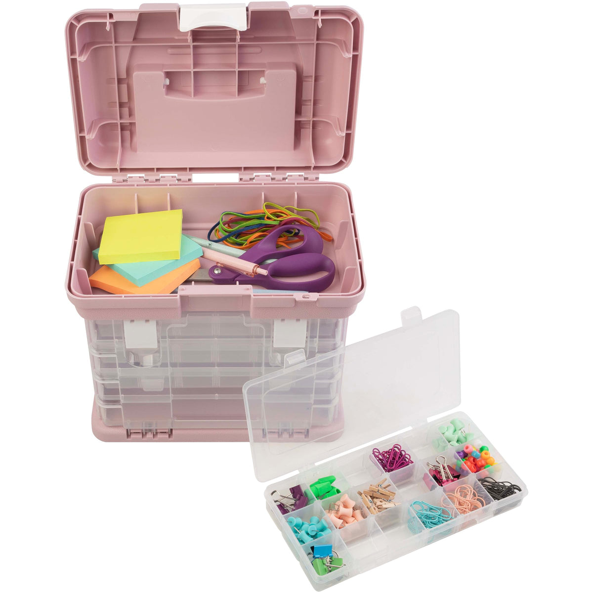 Stalwart Portable Tool Box for Women or Men Pink - Stalwart Official Imagery - 8