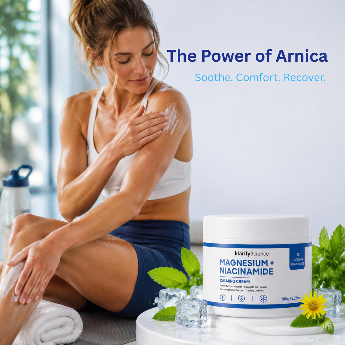 Magnesium Niacinamide Relief Cream - klarifyScience Official Imagery - 6