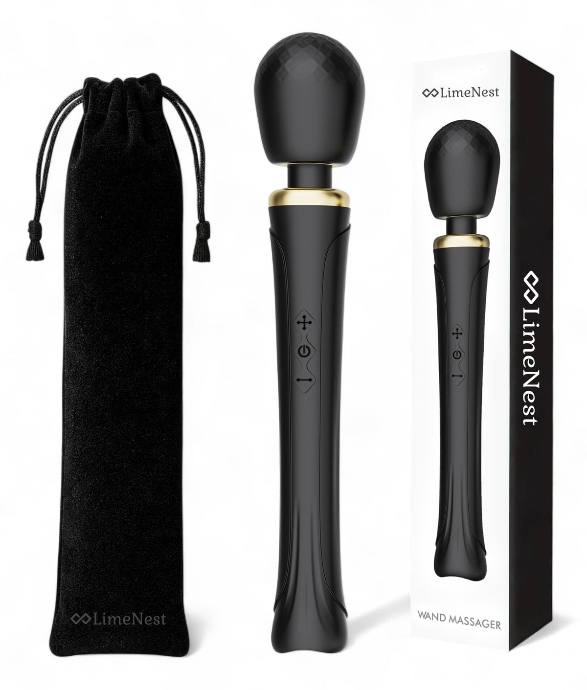 Handheld Cordless Personal Wand Massager - LIMENEST Official Imagery - 1