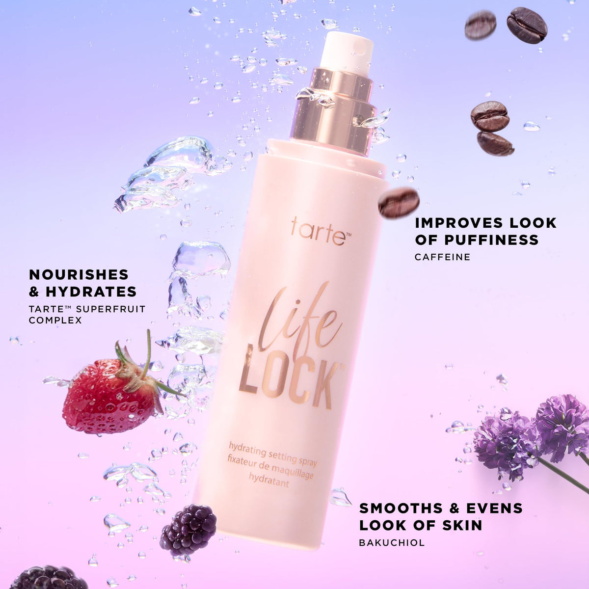 tarte Life Lock Hydrating Setting Spray 10 in 1 Weightless - tarte Official Imagery - 6