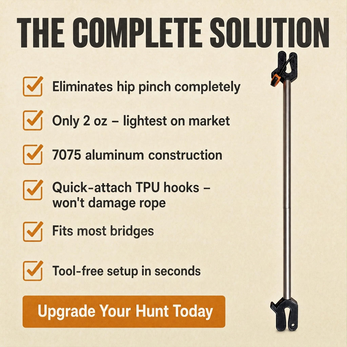 Saddle Bridge Spreader Bar Hip Pinch Eliminator for Hunting - Giftaroo Official Imagery - 8