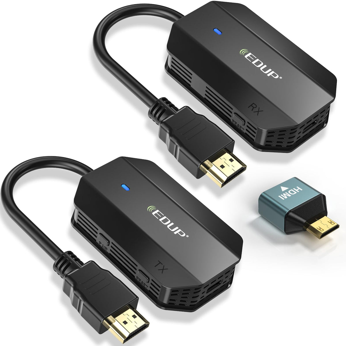 EDUP Wireless HDMI Transmitter and Receiver 4K Decode 1080P - EDUP Official Imagery - 1
