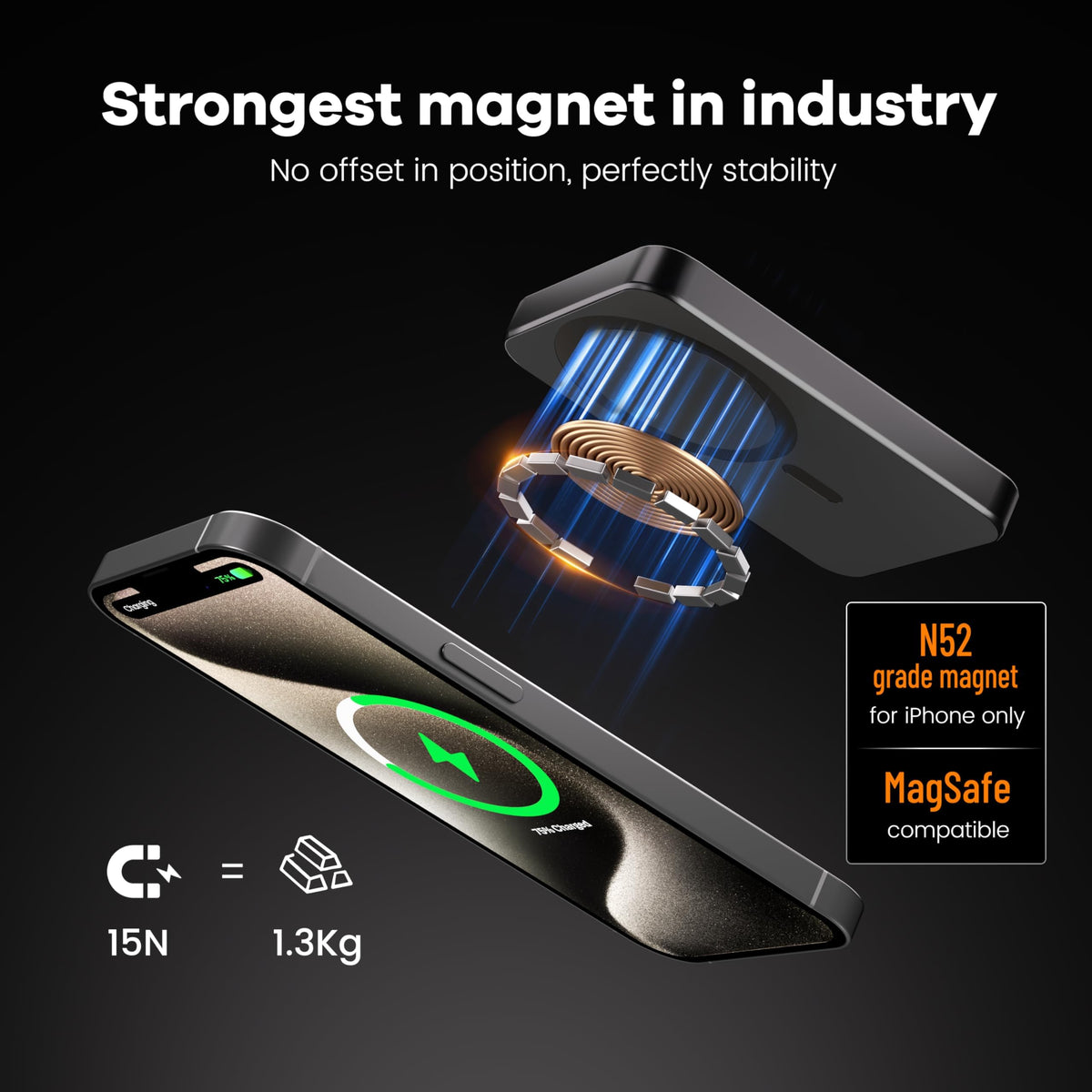 Power Bank Ultra Thin 10 000mAh Magnetic Wireless Portable - Catmart Official Imagery - 8