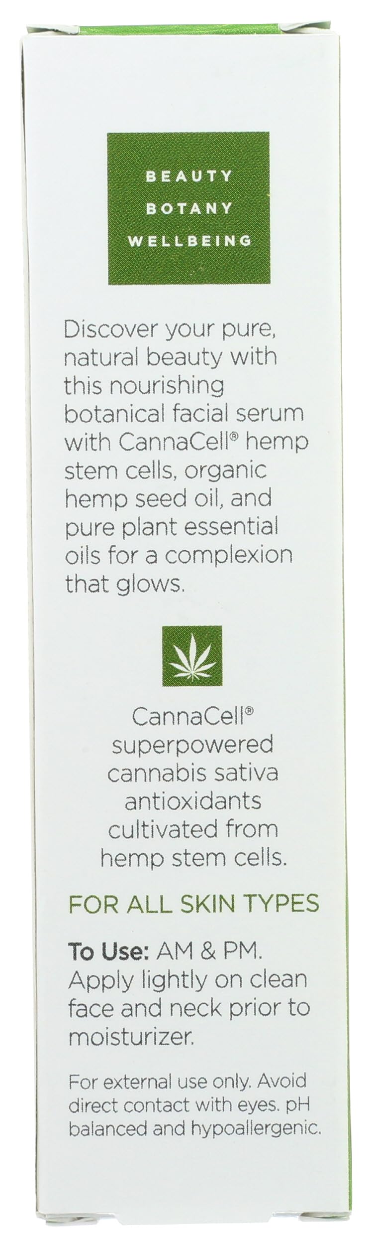 Andalou Naturals CannaCell Facial Serum, 1 Ounce